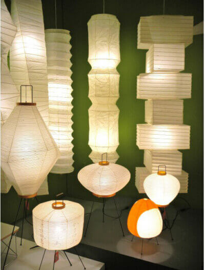 Lampes Akari d'Isamu Noguchi